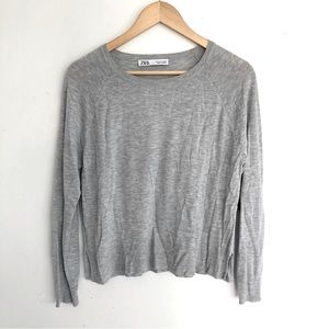 Zara Lightweight Crew Neck Sweater